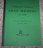 1939 Cadillac Series 61 Service Manual