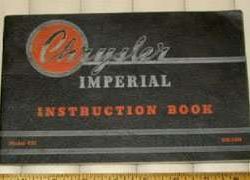 1939 Chrysler Imperial Owner's Manual