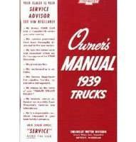 1939 Chevrolet Trucks Owner's Manual