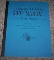 1940 Cadillac Series 61 Service Manual Supplement