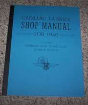 1940 Cadillac Series 60s Service Manual Supplement