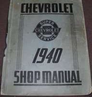 1940 Chevrolet Master Service Manual