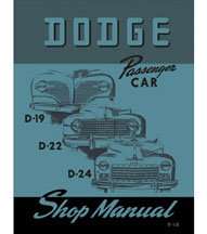 1941 Dodge Luxury Liner Shop Service Repair Manual