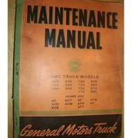 1941 GMC Truck 500-890 Series Service Manual