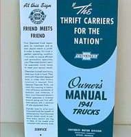 1941 Chevrolet Suburban Owner's Manual