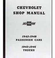 1948 Chevrolet Stylemaster Shop Service Repair Manual