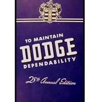 1942 Dodge Deluxe Owner's Manual