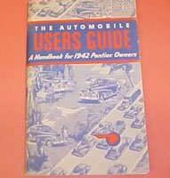 1942 Pontiac Streamliner Owner's Manual