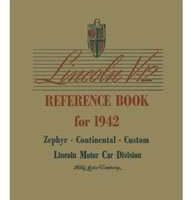 1942 Lincoln Zephyr Owner's Manual