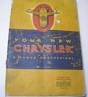 1942 Chrysler Saratoga Owner's Manual