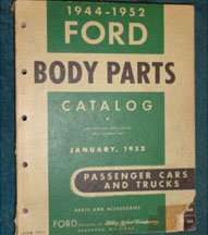 1950 Ford F-Series Trucks Body Parts Catalog