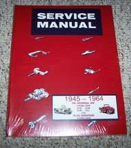 1948 Jeep CJ-2A, CJ-3A, CJ-3B, CJ-5, CJ-6 & DJ-3A Models Shop Service Repair Manual
