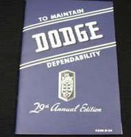 1947 Dodge Deluxe Owner's Manual