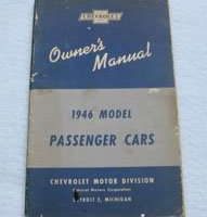 1946 Chevrolet Stylemaster Owner's Manual