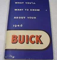 1946 Buick Estate Wagon Owner's Manual