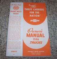 1946 Chevrolet Suburban Owner's Manual