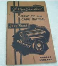 1948 Jeep CJ-2A Owner's Manual
