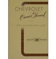 1947 Chevrolet Stylemaster Owner's Manual