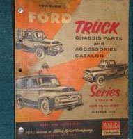 1952 Ford F-Series Trucks Chassis & Accessories Parts Catalog