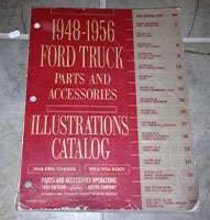 1953 Ford F-100 Truck Parts Catalog Illustrations