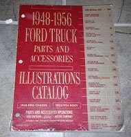 1954 Ford F-100 Truck Parts Catalog Illustrations