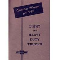 1948 Chevrolet Light & Heavy Duty Trucks Owner's Manual