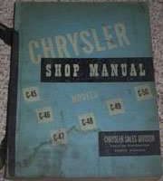 1949 Chrysler Town & Country Service Manual