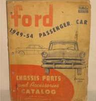 1951 Ford Crestliner Models Chassis & Accessories Parts Catalog