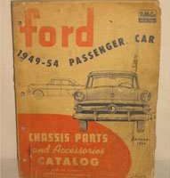 1952 Ford Mainline Models Chassis & Accessories Parts Catalog