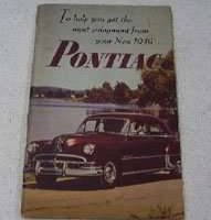 1949 Pontiac Streamliner Owner's Manual