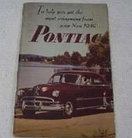 1949 Pontiac Chieftan Owner's Manual