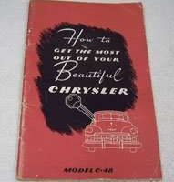 1950 Chrysler Windsor Owner's Manual