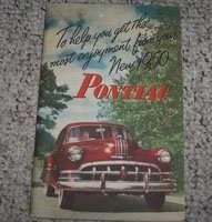 1950 Pontiac Chieftain Owner's Manual