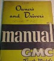 1950 GMC Truck Models Owner's Manual