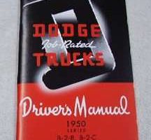 1950 Dodge Trucks Owner's Manual