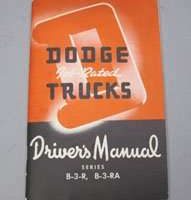 1952 Dodge Trucks B-3-R & B-3-RA Models Owner's Manual
