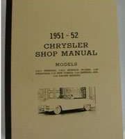 1951 Chrysler Saratoga Service Manual