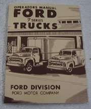 1951 Ford F-Series Truck Owner's Manual