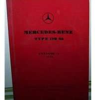 1952 Mercedes Benz 170Da & 170Db Owner's Manual