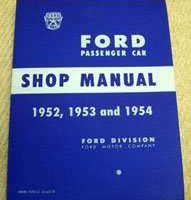 1952 Ford Customline Shop Service Repair Manual