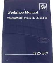 1956 Volkswagen Beetle Sedan & Convertible Type 11 & 15 Service Manual