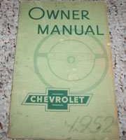 1952 Chevrolet Deluxe Owner Operator User Guide Manual