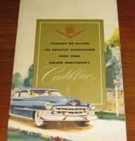 1952 Cadillac Series 62 Owner's Manual