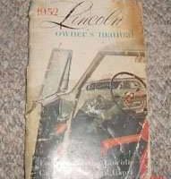 1952 Lincoln Cosmopolitan Owner's Manual