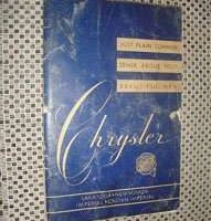 1952 Chrysler Town & Country Owner's Manual