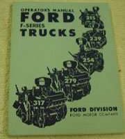 1952 Ford F-Series Truck Owner's Manual