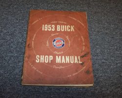 1953 Buick Super Shop Service Manual