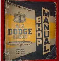 1953 Dodge Coronet Service Manual