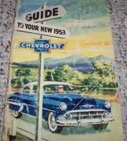 1953 Chevrolet 210 Owner's Manual
