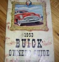 1953 Buick Roadmaster Owner's Manual